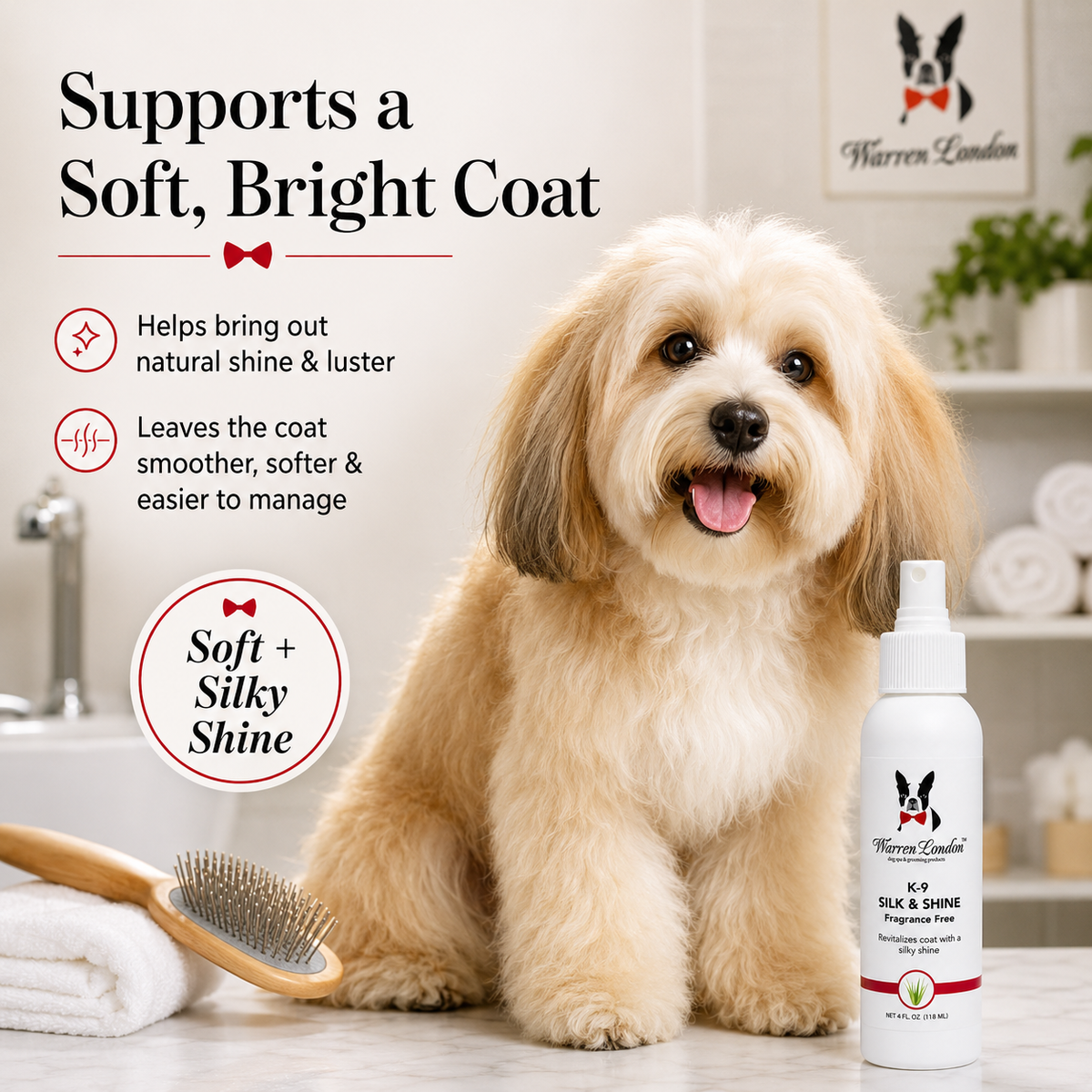 K9 Silk & Shine - Revitalize and Shines the Coat