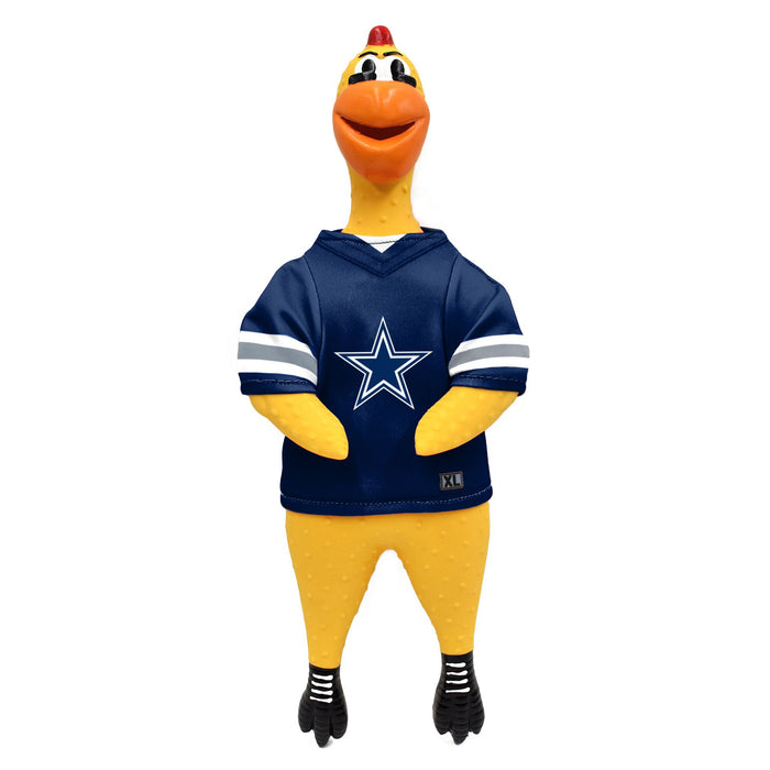 Dallas Cowboys Rubber Chicken Pet Toy