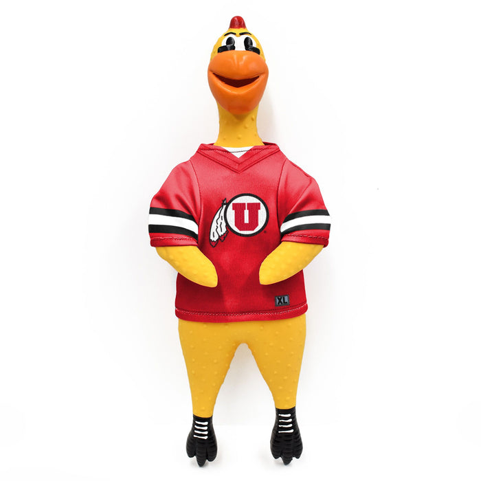 UT Utes Rubber Chicken Pet Toy