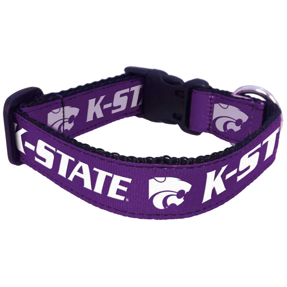 KS State Wildcats Nylon Dog Collar or Leash