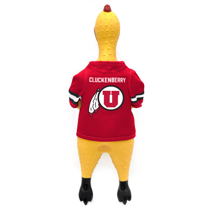 UT Utes Rubber Chicken Pet Toy