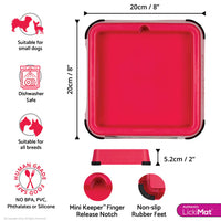 LickiMat Mini Keeper - Dark Pink