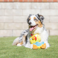 Kernal Pecker Plush Slappies Dog Toy