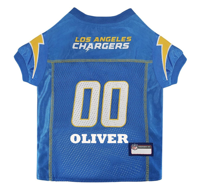 Los Angeles Chargers Pet Jersey - 3 Red Rovers