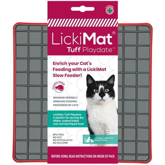 LickiMat Tuff Playdate for Cats - Pink