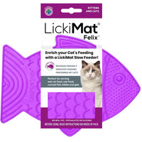 LickiMat Felix for Cats - Purple