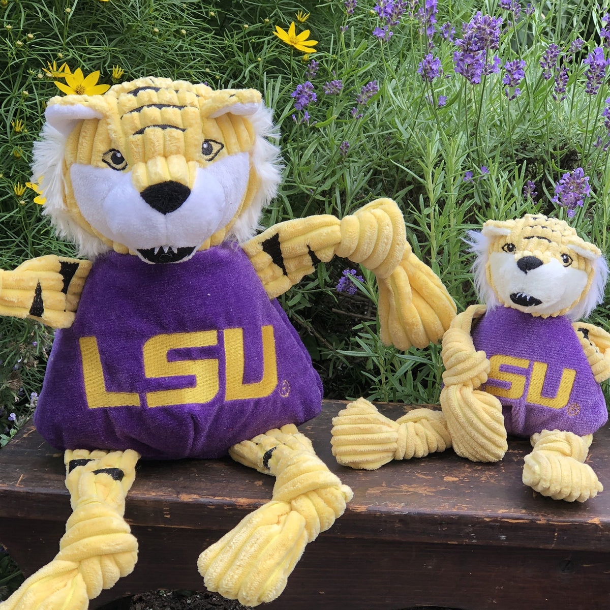 NCAA Louisiana State University, Mike the Tiger Knottie® Plush Dog Toy