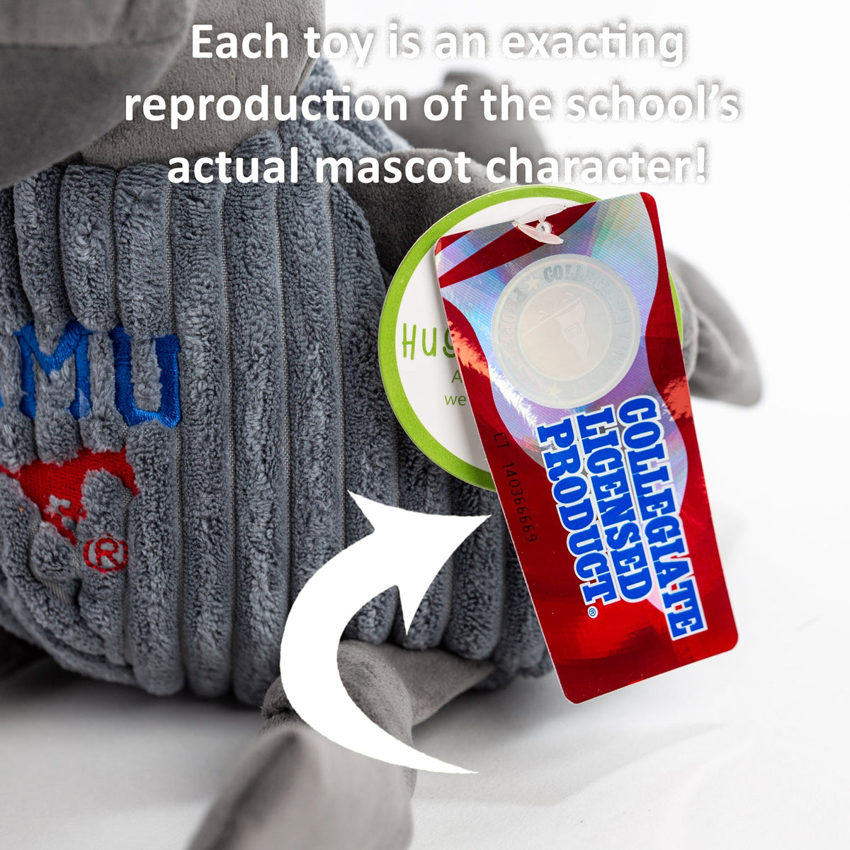 NCAA Mississippi State University, Bully the Bulldog Knottie® Plush Dog Toy