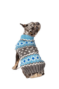 Light Blue Fair Isle Sweater