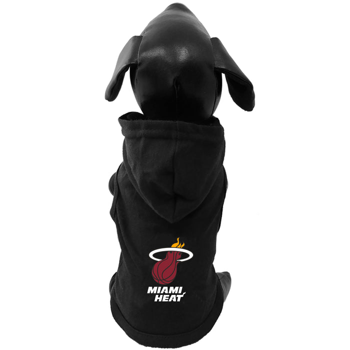 Miami Heat Cotton Lycra Hooded Shirt