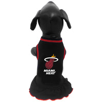 Miami Heat Pet Cheerleader Ruffled Dress