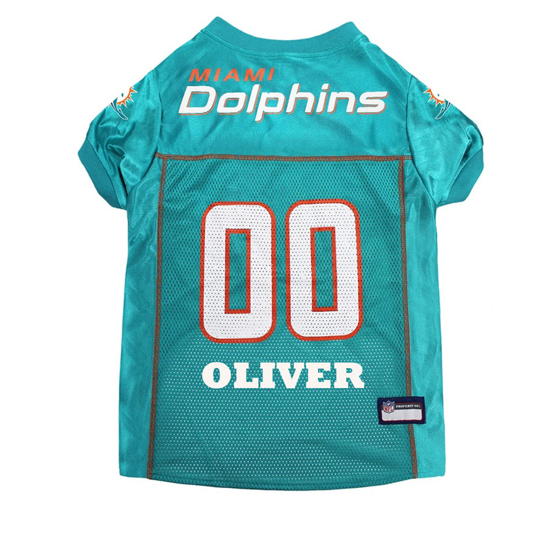 Miami Dolphins Pet Jersey - 3 Red Rovers