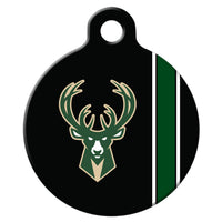 Milwaukee Bucks Stainless Steel Charm/Tag