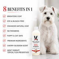 Magic White Brightening Dog Shampoo - Cherry Scented - 17oz