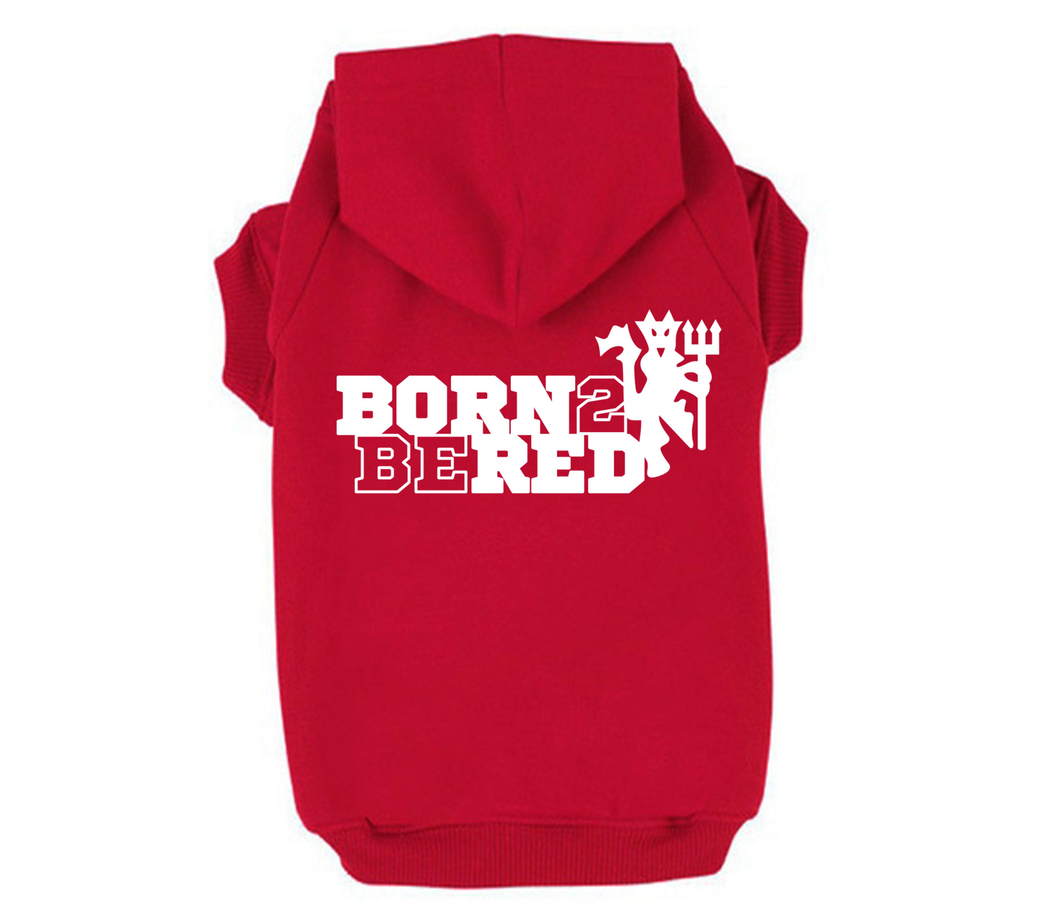 Manchester United FC Pet Hoodies 3 Red Rovers