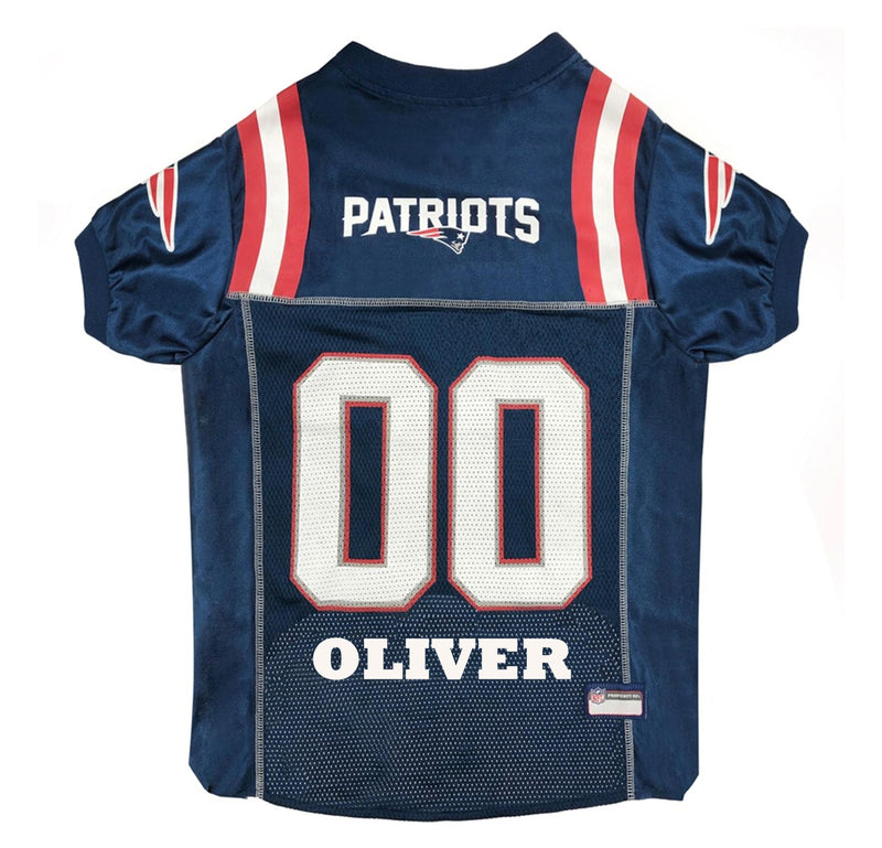 New England Patriots Pet Jersey - 3 Red Rovers