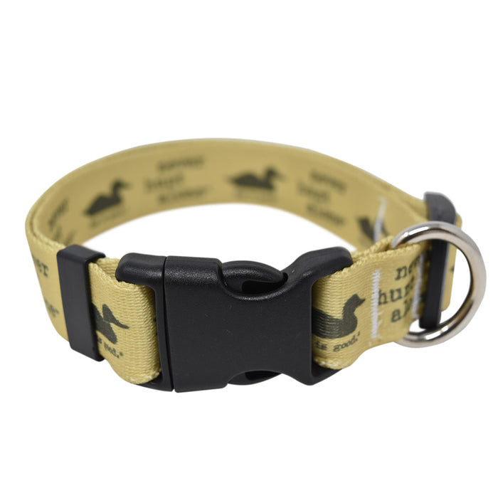 Never Hunt Alone Dog Collar and Leash