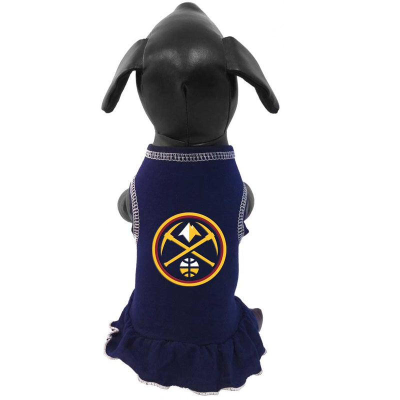 Denver Nuggets Pet Cheerleader Ruffled Dress