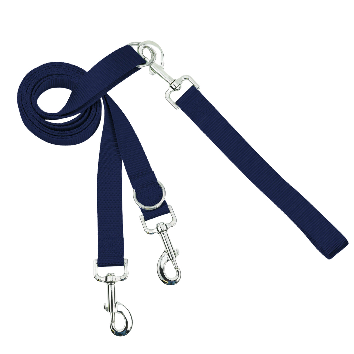 Euro Dog Leash Double Connection (Multiple Color Options)