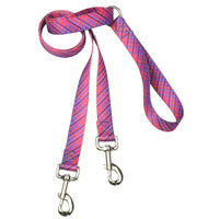 Neon Sunrise Plaid Double Connection Leash – EarthStyle