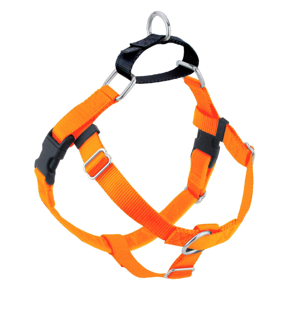 Neon Orange Freedom No-Pull Dog Harness