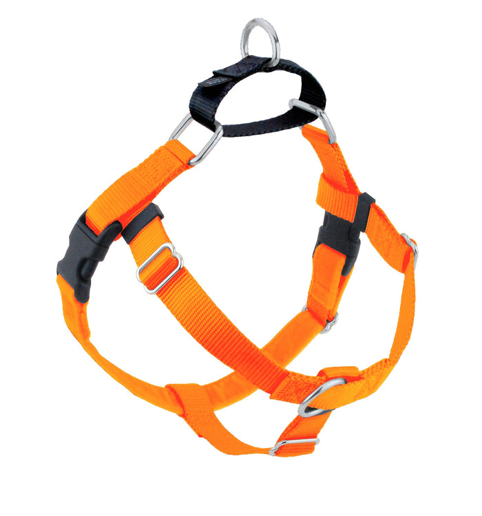 Neon Orange Freedom No-Pull Dog Harness