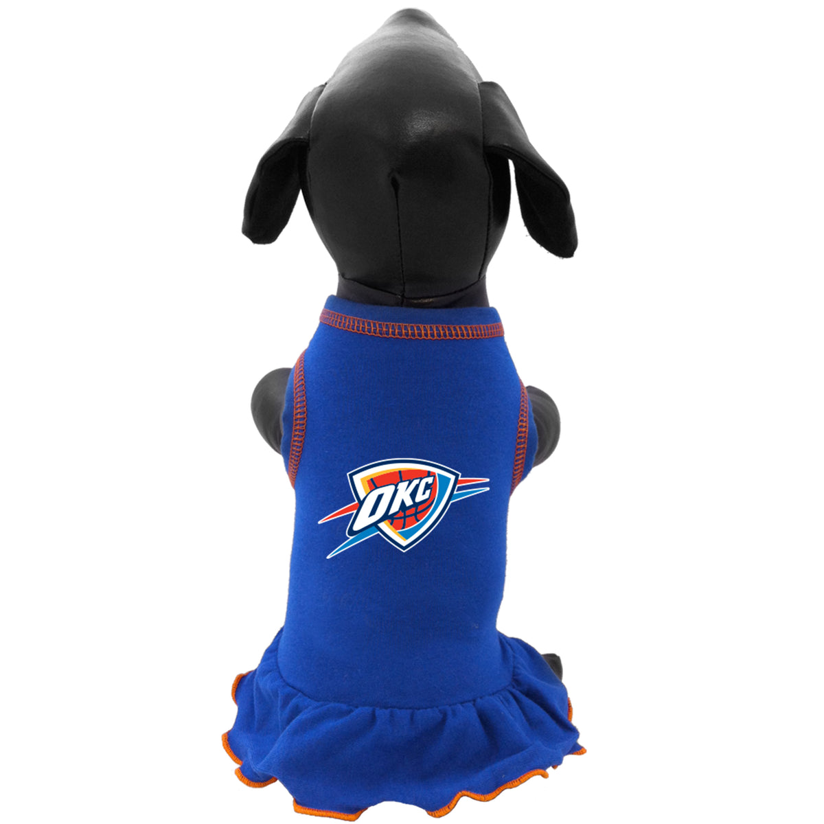 Oklahoma City Thunder Pet Cheerleader Ruffled Dress