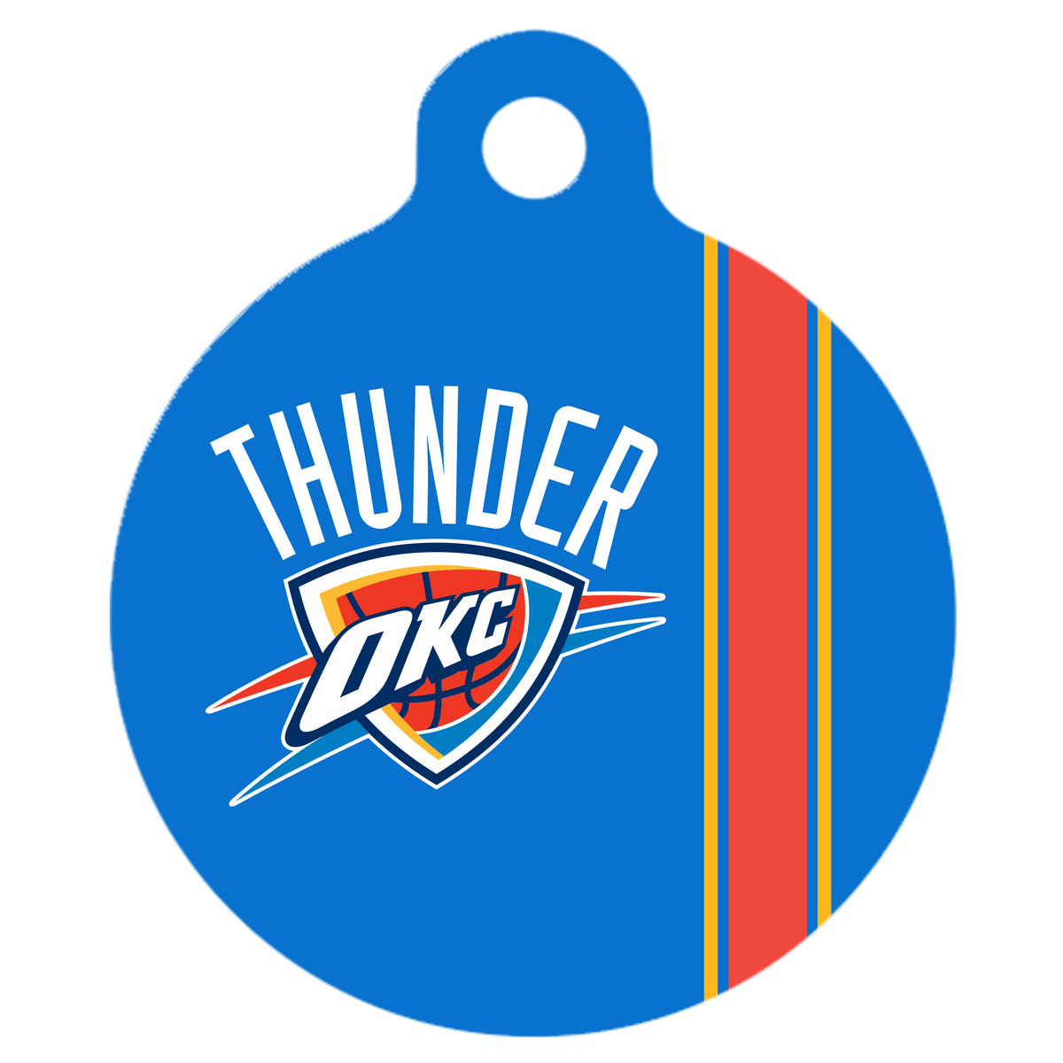 Oklahoma City Thunder Stainless Steel Charm/Tag