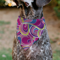 Pet Bandana - Barbie Swirl Pinks/Multi Color