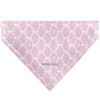 Pet Bandana - Barbie Bow and B Monogram Pink/White