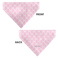 Pet Bandana - Barbie Bow and B Monogram Pink/White