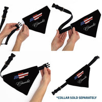 Pet Bandana - CHEVROLET Script and Americana Bowtie Black