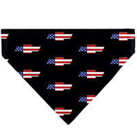 Pet Bandana - CHEVROLET Script and Americana Bowtie Repeat Black