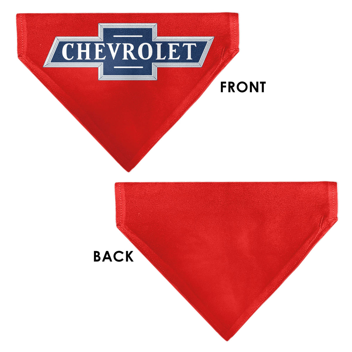 Pet Bandana - CHEVROLET 1940 Bowtie Text Logo Red/White/Blue