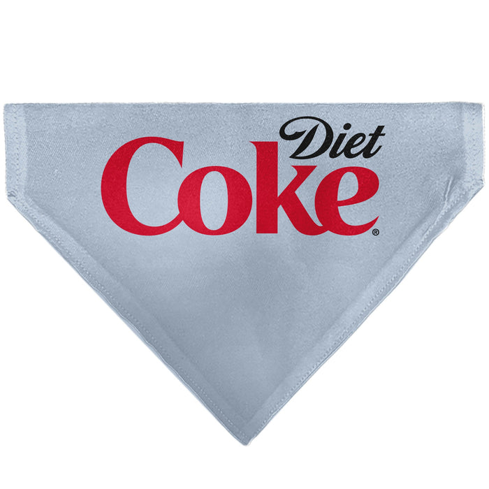Pet Bandana - DIET COKE Logo Gray/Black/Red