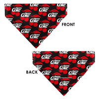 Pet Bandana - CHERRY COKE and Cherries Logo Collage Black/Red/White