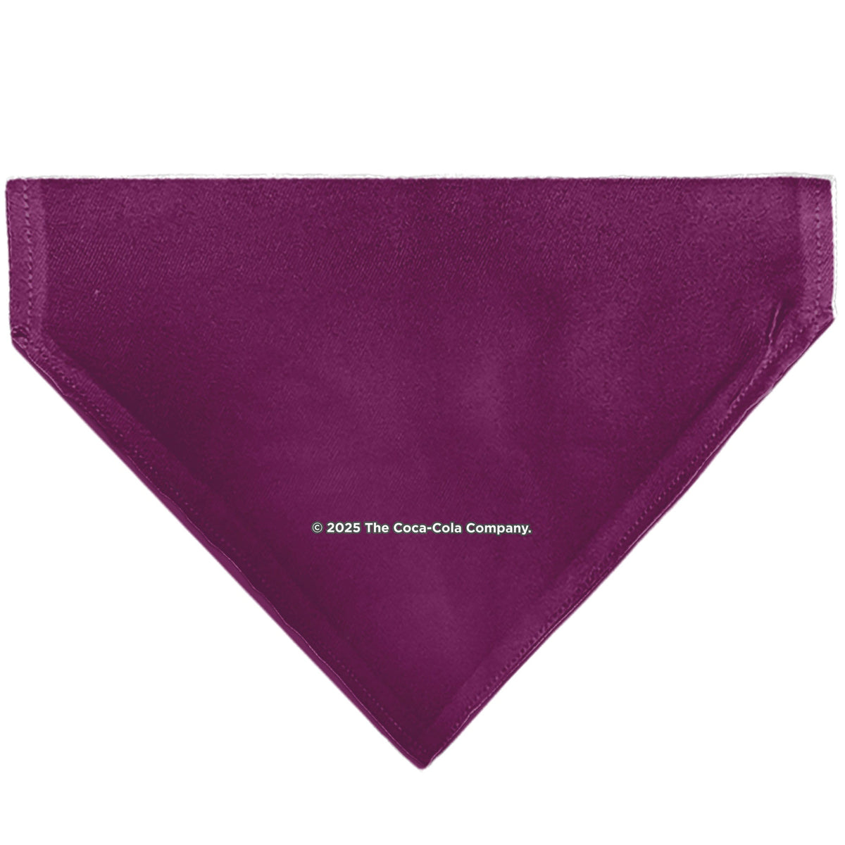 Pet Bandana - CHERRY COKE Wave Logo Burgundy/White