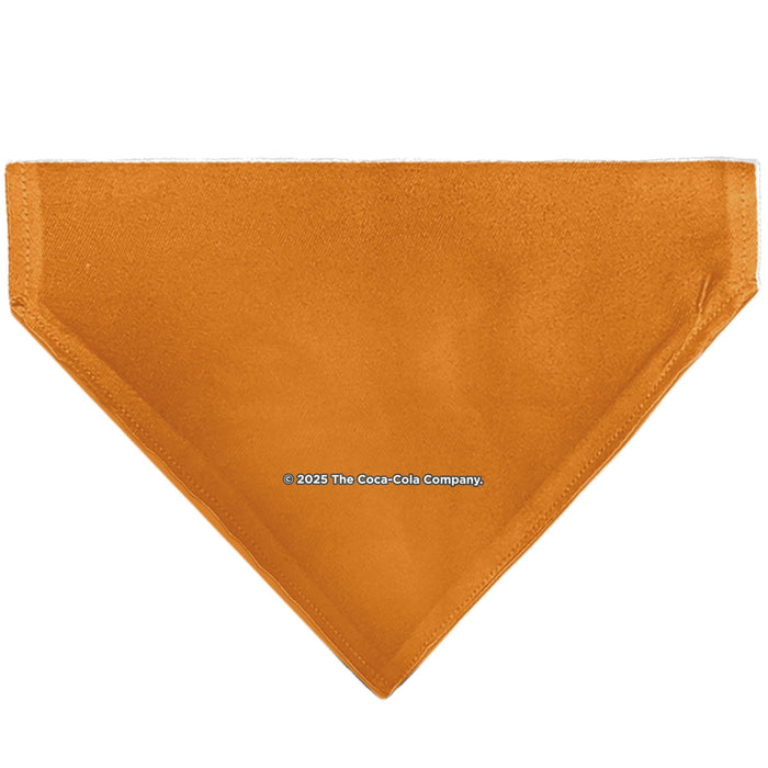 Pet Bandana - FANTA Orange Round Logo Orange/White/Blue