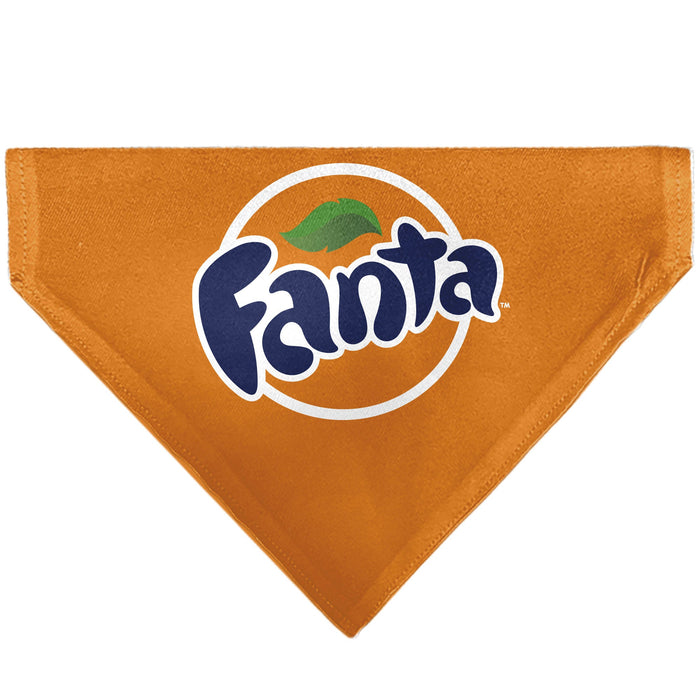 Pet Bandana - FANTA Orange Round Logo Orange/White/Blue