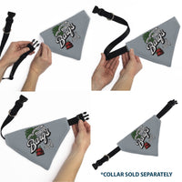 Pet Bandana - BARQ'S OLD TYME ROOT BEER Barrels Logo Gray