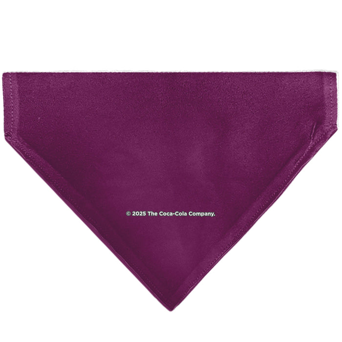 Pet Bandana - CHERRY COKE Cherry Logo Burgundy/Red/White