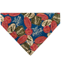 Pet Bandana - Classic COCA-COLA Badges Collage Blue
