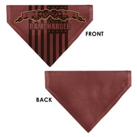 Pet Bandana - RAM CHARGER Americana Browns/Black