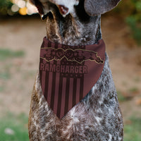 Pet Bandana - RAM CHARGER Americana Browns/Black