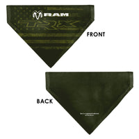 Pet Bandana - RAM TRX Americana Stars and Stripes Weathered Black/Brown/White