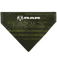 Pet Bandana - RAM TRX Americana Stars and Stripes Weathered Black/Brown/White