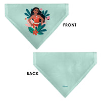 Pet Bandana - Moana Standing Pose and Plants Greens