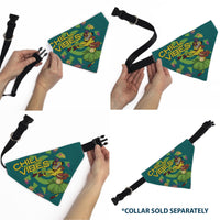 Pet Bandana - The Lion King Timon CHILL VIBES Hula Pose Blue/Multi Color