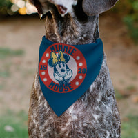 Pet Bandana - MINNIE MOUSE 1928 Dreamy Pose Blue/Red/White/Yellow