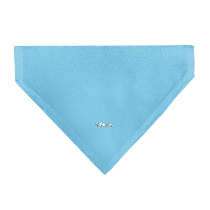 Pet Bandana - Cinderella Face Pose Close-Up Blues